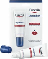 Акция на Заспокоюючий бальзам для губ Eucerin Aquaphor Відновлюючий 10 мл от Rozetka