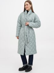 Акция на Куртка демісезонна довга жіноча EQUILIBRI DVS Coat MNS Green от Rozetka