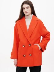 Акція на Пальто осіннє жіноче EQUILIBRI NV Coat Alora L Помаранчеве від Rozetka
