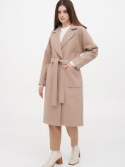 Акция на Пальто осіннє жіноче EQUILIBRI NV Coat RIK L Бежеве от Rozetka