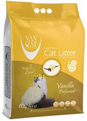 Акция на Бентонитовый наполнитель VanCat Vanilla для кошачьего туалета 10 кг от Stylus