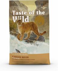 Акція на Сухой корм для котов Taste of the Wild Canyon River Feline Recipe with Trout & Salmon с форелью и лососем 2 кг (2594-HT18) від Stylus