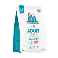 Акція на Сухий корм для дорослих собак Brit Care Adult беззерновий, з лососем, 3 кг від Eva