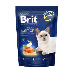 Акція на Сухий корм для кішок Brit Premium by Nature Cat Adult з лососем, 800 г від Eva