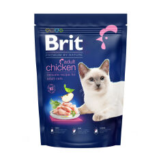 Акция на Сухий корм для кішок Brit Premium by Nature Cat Adult з куркою, 800 г от Eva