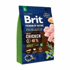 Акція на Сухий корм для дорослих собак гігантських порід Brit Premium Adult XL зі смаком курки, 3 кг від Eva