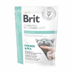 Акція на Сухий корм для кішок Brit Veterinary Diet Struvite при лікуванні та для профілактики сечокам'яної хвороби, 400 г від Eva