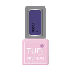 Акція на Гель-лак для нігтів Tufi Profi Premium Purple 21 Гвоздика, 8 мл від Eva