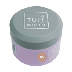 Акция на Гель для нарощування нігтів Tufi Profi Premium Builder UV Gel 09 Peach, 15 г от Eva