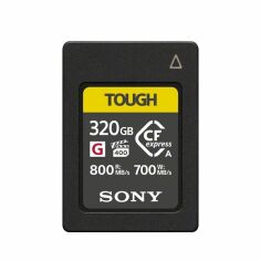 Акция на Карта памяти Sony CFexpress Type A 320GB R800/W700MB/s Tough (CEAG320T.SYM) от MOYO