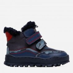 Акція на Дитячі зимові шкіряні черевики для хлопчика Lasocki Kids CI12-TYSON-01 20 Сині від Rozetka