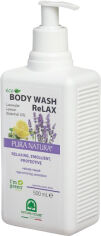 Акция на Гель для душу Pura Natura Eco Body Wash ReLax Lavender&Lemon Essential Oils Розслабляючий 500 мл от Rozetka