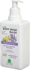 Акція на Гель для душу Pura Natura Eco Body Wash ReLax Lavender&Lemon Essential Oils Розслаблювальний 500 мл від Rozetka
