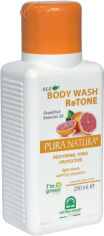 Акція на Гель для душу Pura Natura Eco Body Wash ReTone Grapefreuit Essential Oils Тонізуючий 250 мл від Rozetka