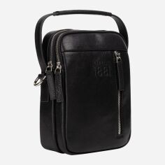 Акція на Сумка-планшет шкіряна чоловіча Cerruti 1881 Cerruti 1881s CEBO04885M Black від Rozetka