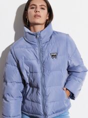 Акция на Куртка демісезонна жіноча Wrangler W4R9YJ S Блакитна от Rozetka