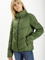 Акция на Куртка зимова коротка жіноча Cross Jeans 81242-174 L Olive Green от Rozetka