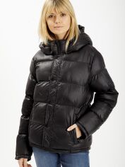 Акция на Куртка зимова коротка жіноча Cross Jeans 81246-020 XS Black от Rozetka