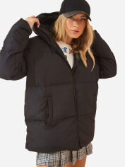 Акция на Куртка зимова жіноча Happiness CI00050 One Size Black от Rozetka