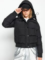 Акция на Куртка зимова коротка жіноча Trendyol TWOAW24MO00166 M Black от Rozetka