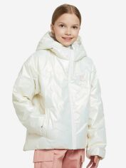 Акция на Підліткова демісезонна куртка для дівчинки Fila Girls' Jacket 123791-01 152-158 см Кремова от Rozetka