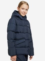 Акция на Дитяча зимова куртка для дівчинки Outventure Girls' Jacket 125065-V4 128-134 см Чорнична от Rozetka