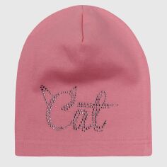 Акция на Дитяча демісезонна шапка-біні для дівчинки UA16 13ЛС101-2-901 50 см от Rozetka