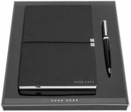 Акция на Набір блокнот А5 + ручка Hugo Boss (HPBH124A) от Y.UA