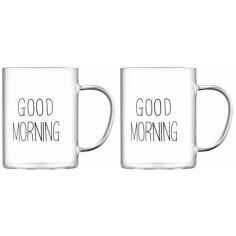 Акция на Набір чашок Ardesto Good Morning 420 мл 2 шт. (AR2642GM) от Comfy UA