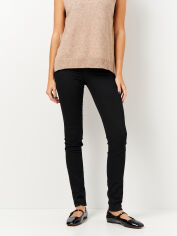 Акция на Джинси Skinny жіночі H&M 0399087_черный_пуговица_02 25/34 Чорні от Rozetka