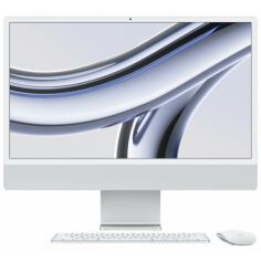 Акция на Комп'ютер-моноблок Apple iMac 24'' A2873 M3 Retina 4.5K 10-Core GPU 256GB Silver (MQRJ3) от Comfy UA
