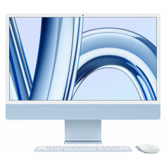 Акция на Комп'ютер-моноблок Apple iMac 24'' A2874 M3 Retina 4.5K 8-Core GPU 256GB Blue (MQRC3) от Comfy UA
