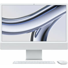 Акция на Комп'ютер-моноблок Apple iMac 24'' A2873 M3 Retina 4.5K 10-Core GPU 512GB Silver (MQRK3) от Comfy UA
