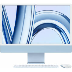 Акция на Комп'ютер-моноблок Apple iMac 24'' A2873 M3 Retina 4.5K 10-Core GPU 512GB Blue (MQRR3) от Comfy UA
