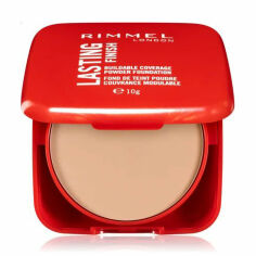 Акція на Компактна пудра для обличчя Rimmel Lasting Finish Powder Foundation 002 Pearl, 7 г від Eva