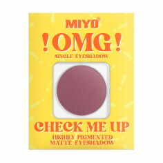 Акція на Матові тіні для повік Miyo !OMG! Check Me Up Matte Eyeshadow 03 Vine, 1.3 г від Eva