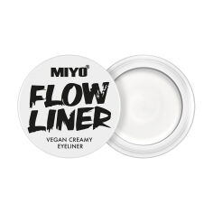 Акція на Кремова підводка для очей Miyo Flow Liner Vegan Creamy Eyeliner 2 White Flag, 5 г від Eva