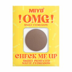 Акція на Матові тіні для повік Miyo !OMG! Check Me Up Matte Eyeshadow 14 Brownie, 1.3 г від Eva