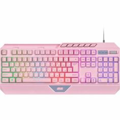 Акція на Игровая клавиатура 2E Gaming KG315 RGB USB Pink Ukr від MOYO