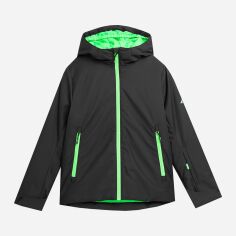 Акція на Дитяча гірськолижна куртка для хлопчика 4F 4FJAW23TTJAM297-21S 128 см від Rozetka