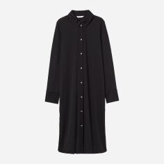 Акция на Сукня-сорочка довга жіноча H&M 1004963arl XS Чорна от Rozetka