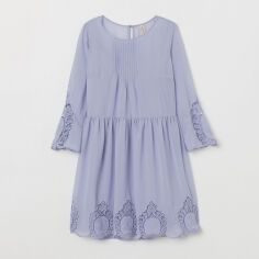 Акція на Сукня міді жіноча H&M 01-0730153-9 36 Блакитна від Rozetka