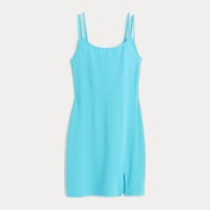 Акція на Сукня коротка жіноча H&M 1047087 L Синя від Rozetka