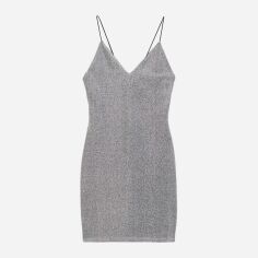 Акція на Сукня коротка жіноча H&M 1090752arl XS Срібляста від Rozetka