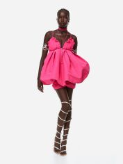 Акція на Сукня вечірня коротка жіноча H&M 1110288arl 36 Фуксія від Rozetka