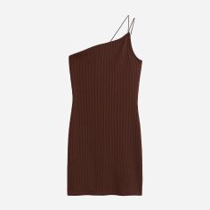 Акція на Сукня коротка жіноча H&M 1077684arl L Коричнева від Rozetka
