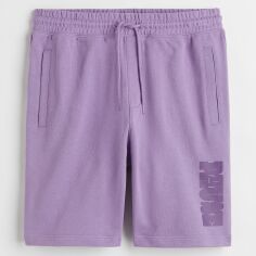 Акція на Шорти бавовняні чоловічі H&M 1035537arl M Фіолетові від Rozetka