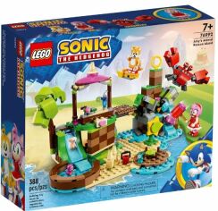 Акція на Конструктор Lego Ideas Sonic the Hedgehog Остров спасения животных Эми 388 деталей (76992) від Stylus