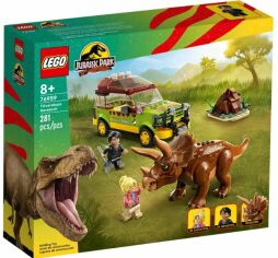 Акция на Конструктор Lego Jurassic World Исследование трицератопсов 281 деталь (76959) от Stylus