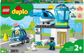 Акция на Конструктор Lego Duplo Town Поліцейська ділянка та вертоліт (10959) от Y.UA